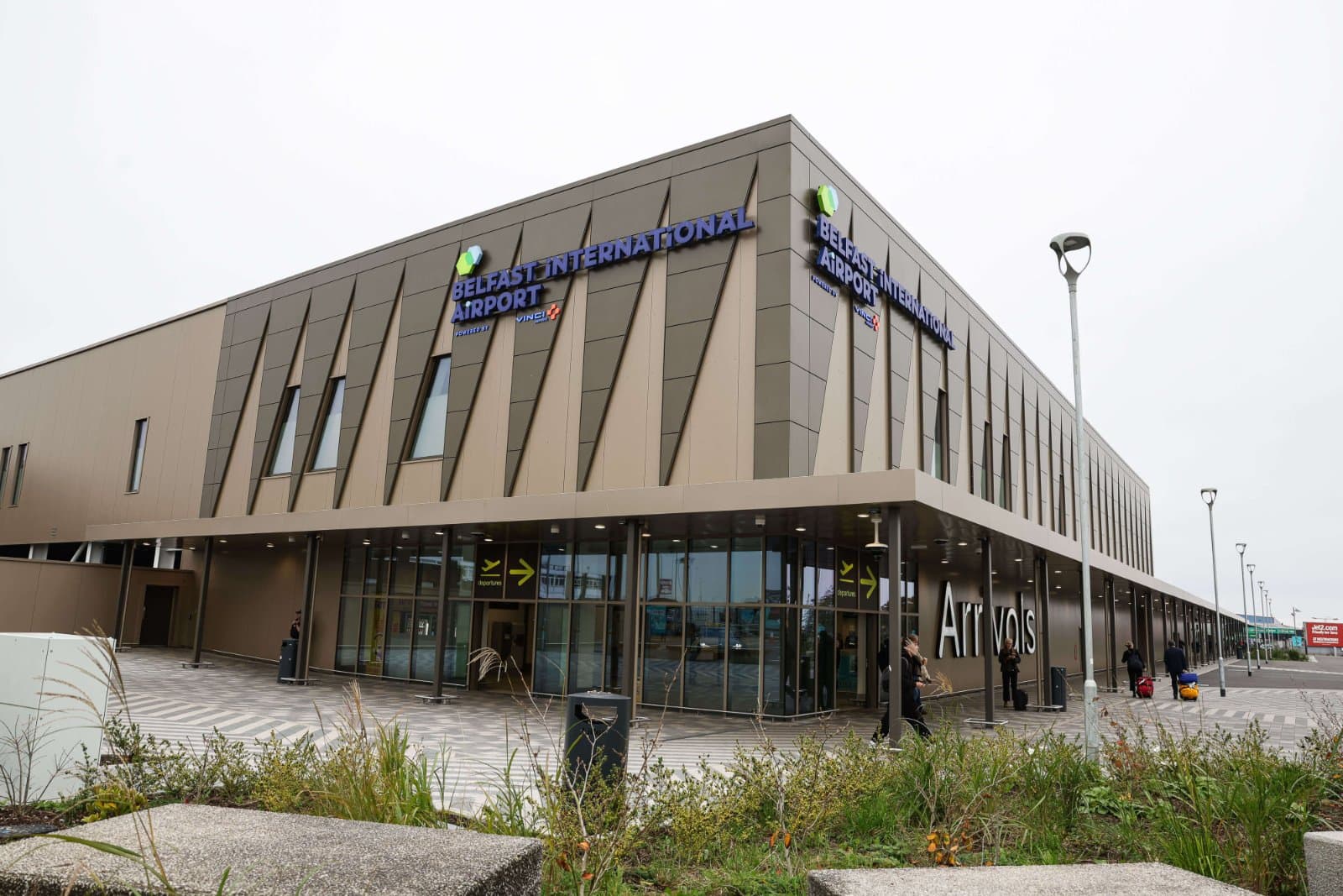 Belfast International Airport terminal exterior — MSC Fire Engineering